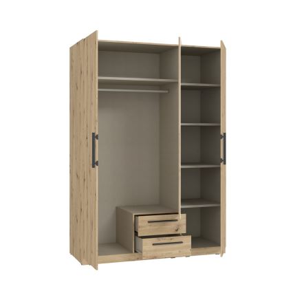 Ormar sa ogledalom MARO 150x213 cm hrast artisan