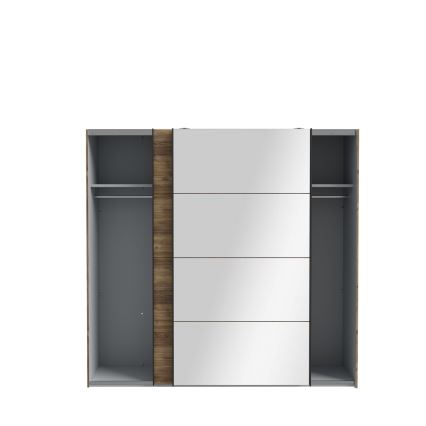 Ormar sa ogledalom OREN 220x210 cm hrast artisan