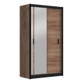Ormar sa ogledalom SABRINA 120x215 cm hrast craft