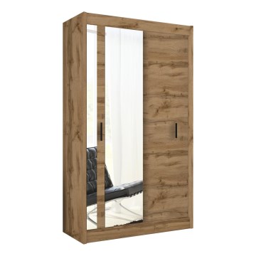 Ormar sa ogledalom SABRINA 120x215 cm hrast woltan