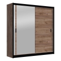 Ormar sa ogledalom SABRINA 180x215 cm hrast craft