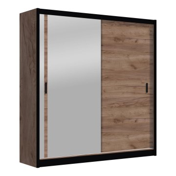 Ormar sa ogledalom SABRINA 180x215 cm hrast craft