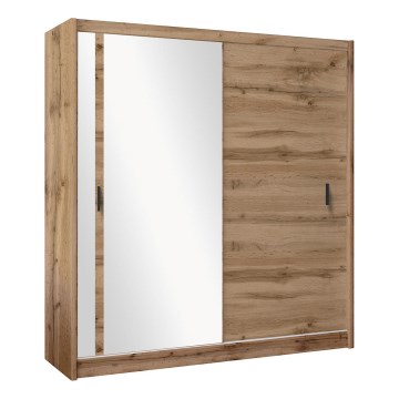 Ormar sa ogledalom SABRINA 203x215 cm hrast woltan