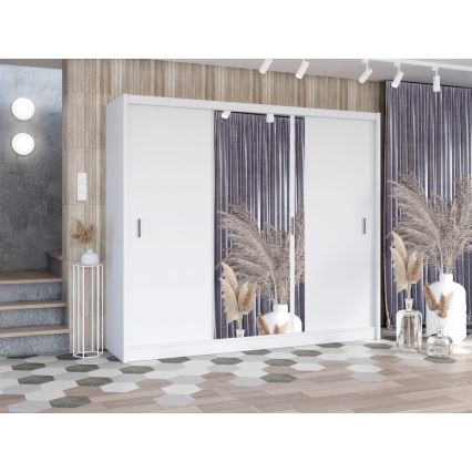 Ormar sa ogledalom SABRINA 250x215 cm beo