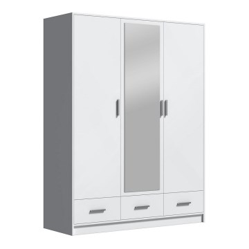 Ormar sa ogledalom SANNA 150x215 cm, beo
