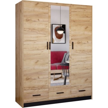 Ormar sa ogledalom SANNA 150x215 cm hrast craft