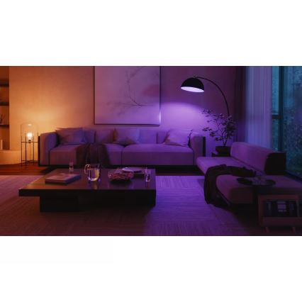 Osnovni komplet Philips Hue WHITE AND COLOR AMBIANCE 3xE27/8,1W 1000-20000K + uređaj za povezivanje