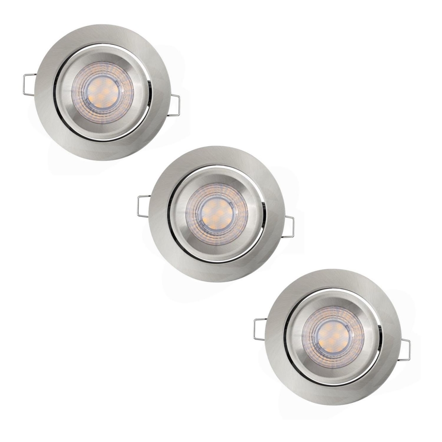 Osram - KOMPLET 3x LED prigušiva ugradna svetla LED/4,9W/230V