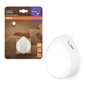 Osram - LED prigušiva orijentaciono svetlo za utičnicu LUNETTA LED/0,5W/230V
