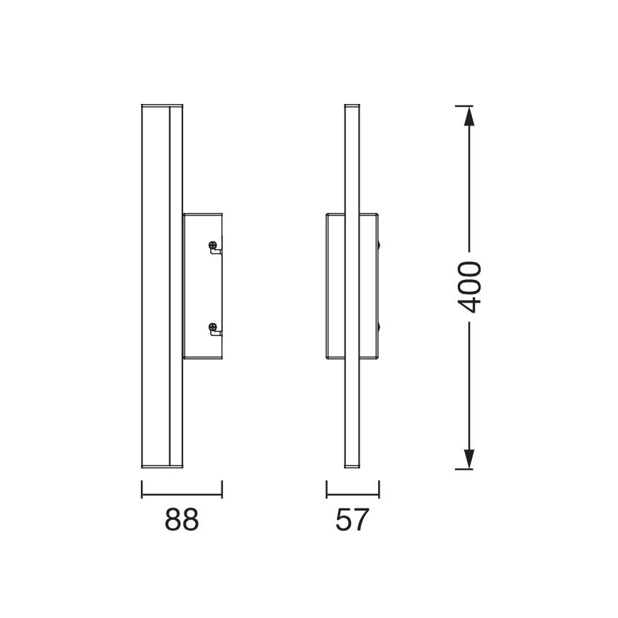 Osram - LED prigušiva rasveta za ogledalo ORBIS MIRROR LED/6,8W/230V 40 cm 3000/4000K IP44 sjajni hrom