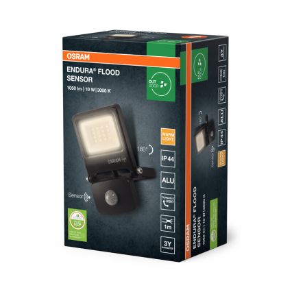 Osram - LED reflektor sa senzorom ENDURA LED/10W/230V 3000K IP44