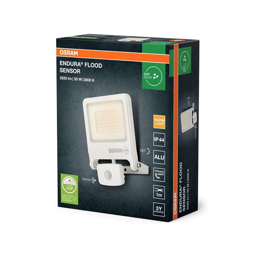 Osram - LED reflektor sa senzorom ENDURA LED/50W/230V 3000K IP44