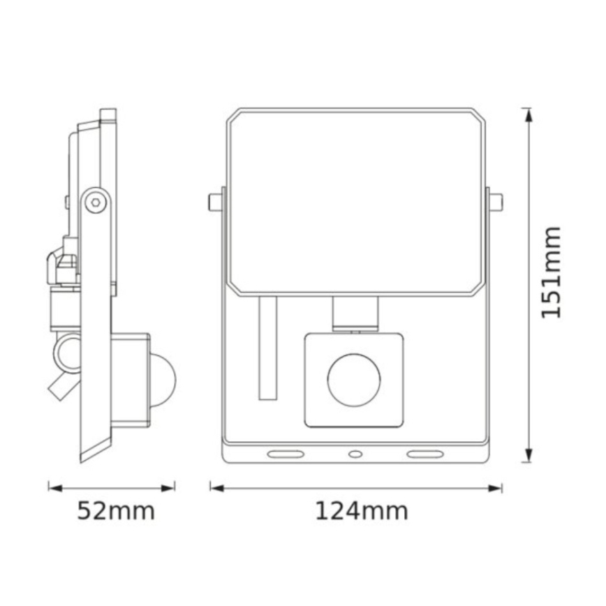 Osram - LED reflektor sa senzorom FLOODLIGHT LED/20W/230V 4000K IP65