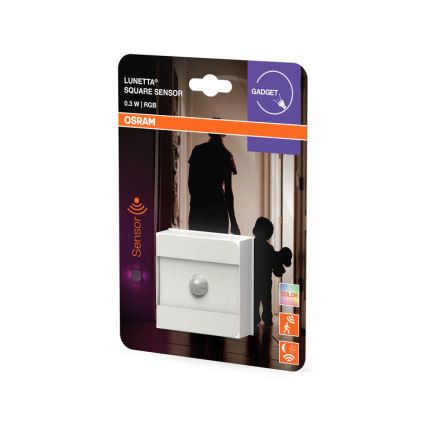 Osram - LED RGB orijentaciono svetlo za utičnicu sa senzorom LUNETTA LED/0,3W/230V