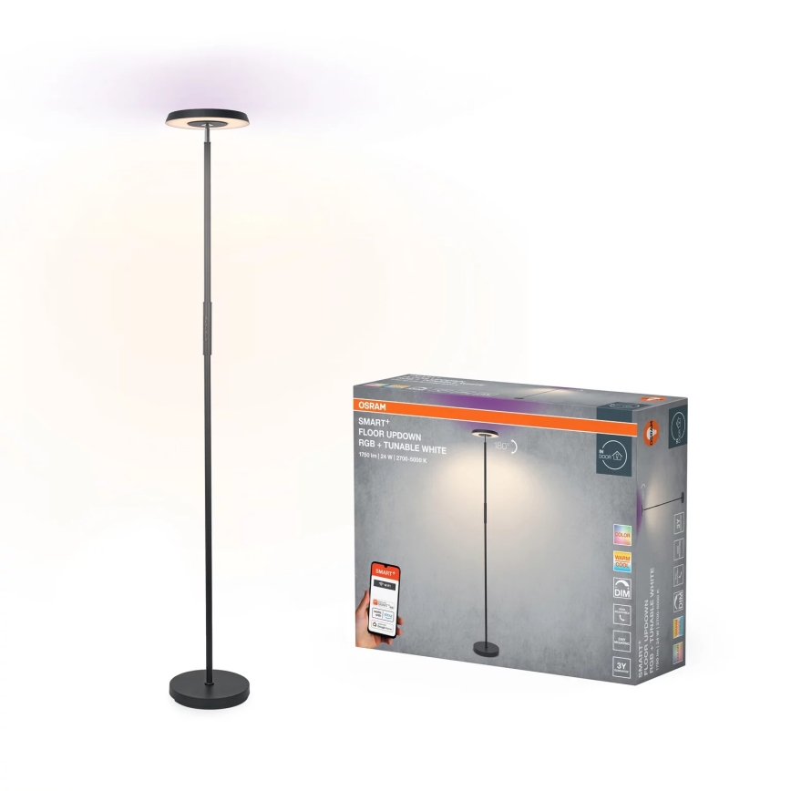 Osram - LED RGBW Prigušiva podna lampa SMART+ FLOOR LED/24W/230V 2700-5000K Wi-Fi