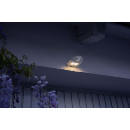 Osram - LED spoljašnje zidno svetlo sa senzorom DOORLED LED/0,5W/3xAA IP54 bela