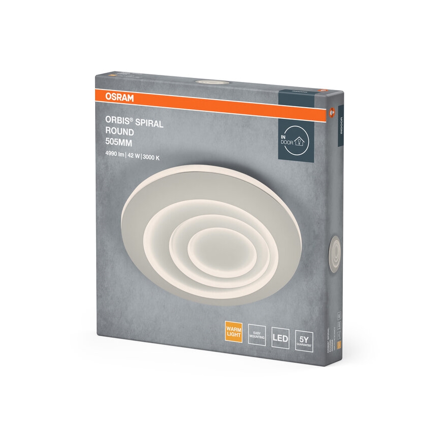 Osram - LED stropna svetiljka ORBIS SPIRAL LED/42W/230V Ø 50,5 cm