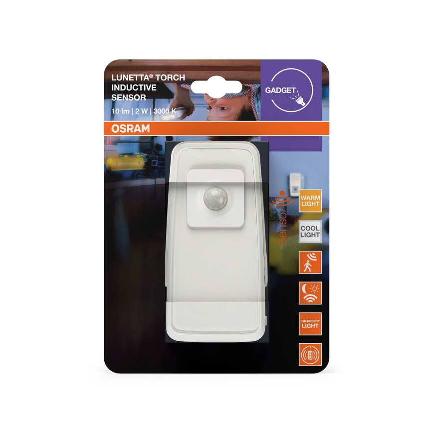 Osram - LUNETTA LED orijentaciono svetlo za utičnicu sa senzorom, 2W/230V