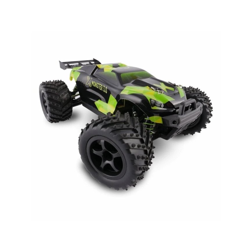 Overmax - RC automobil na daljinsko upravljanje X-MONSTER 3.0 1700 mAh crna/zelena