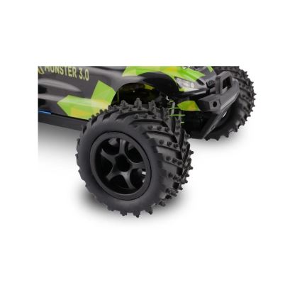 Overmax - RC automobil na daljinsko upravljanje X-MONSTER 3.0 1700 mAh crna/zelena