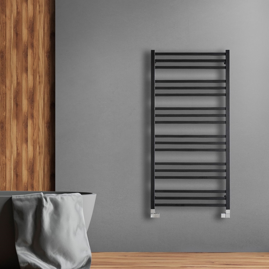 P.M.H. AV4B - Peškirni radijator za kupatilo AVENTO 567W 121 cm crna
