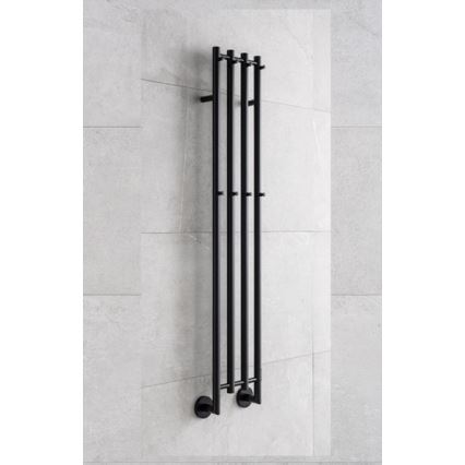 P.M.H. MO1B-R - Električni sušač peškira MONA 93W/230V 153,3 cm IP44 crna