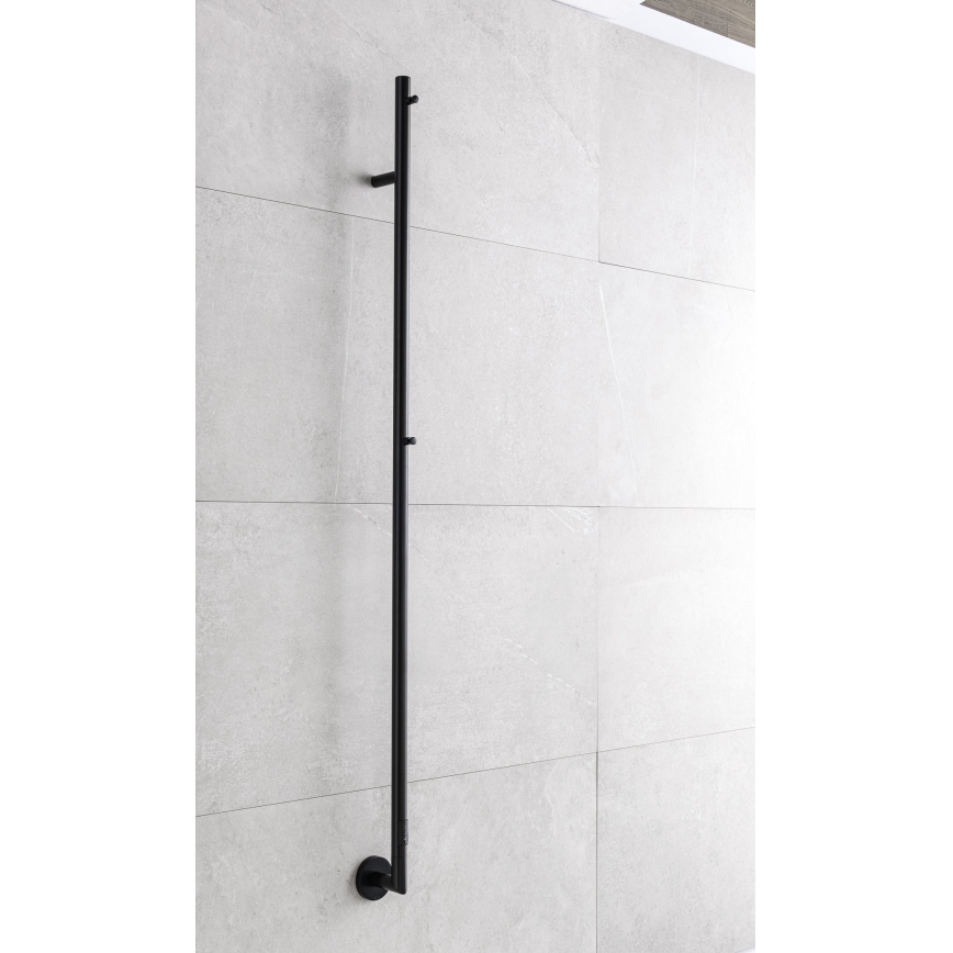 P.M.H. OL1B - Električni sušač peškira OLE 24W/230V 170 cm IP44 crna