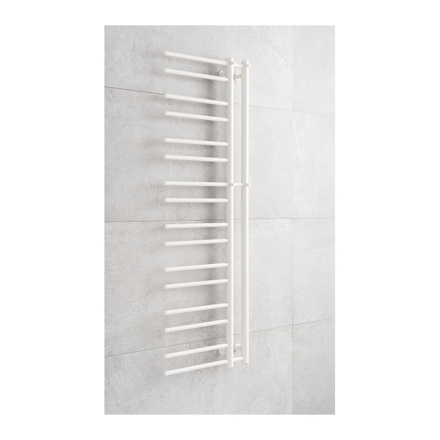 P.M.H. T2W-L - Rebrasti peškirni radijator THEIA 352W 154 cm levi/beli