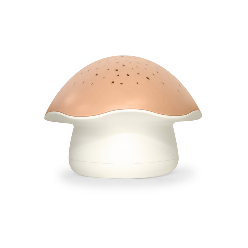 PABOBO - Projektor sa melodijom STAR MUSHROOM 3xAA losos roze
