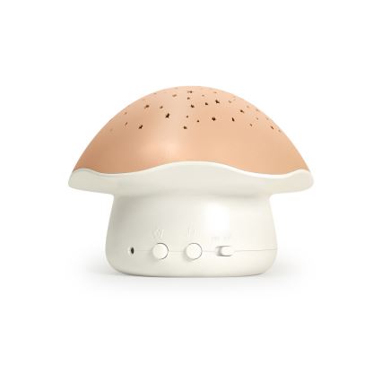 PABOBO - Projektor sa melodijom STAR MUSHROOM 3xAA losos roze