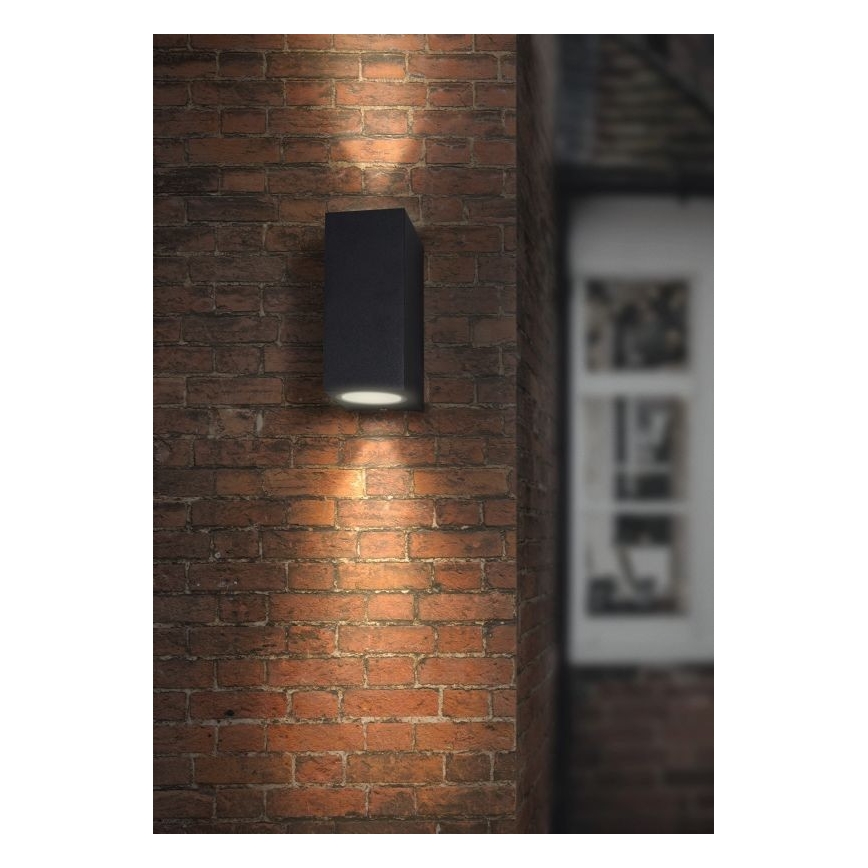 Spoljašnja zidna lampa HUGO 2xGU10/10W/230V IP44