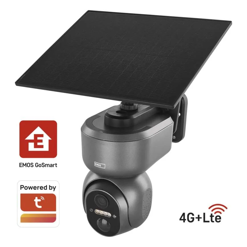 Pametna solarna kamera sa GoSmart senzorom 4G/LTE, 10400 mAh, 5 V, IP65, Tuya