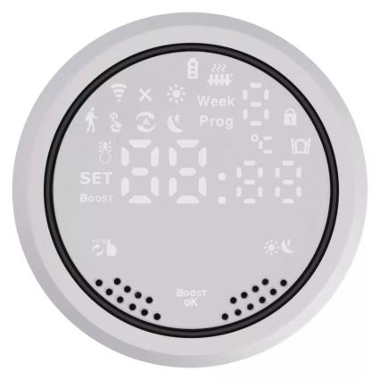 Pametna termostatska glava sa LCD ekranom GoSmart M30x1,5 2xAA/1,5V Tuya