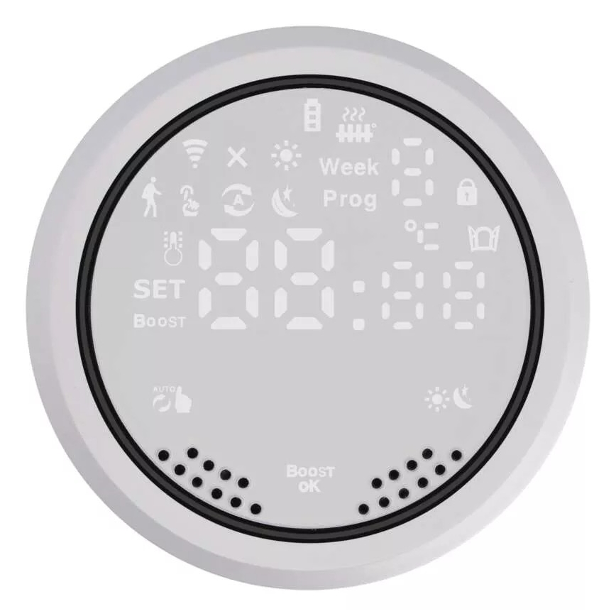 Pametna termostatska glava sa LCD ekranom GoSmart M30x1,5 2xAA/1,5V Tuya