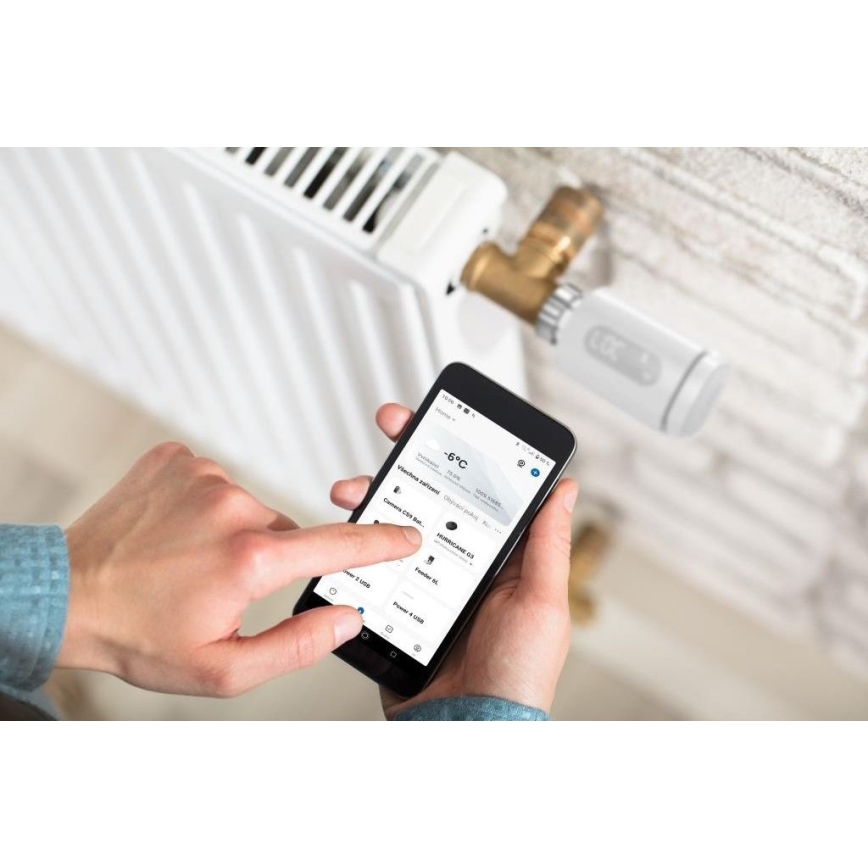 Pametna termostatska glava sa LED ekran 2xAA/3V Zigbee