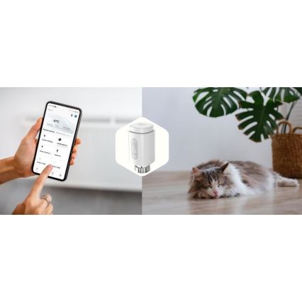 Pametna termostatska glava sa LED ekran 2xAA/3V Zigbee