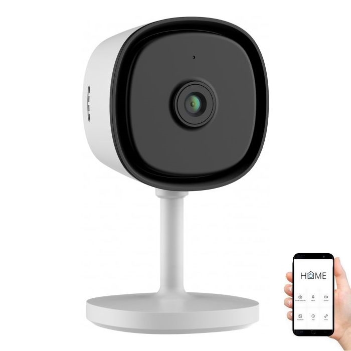 Pametna unutarnja kamerom sa senzorom Full HD 1080p 5V Wi-Fi bela