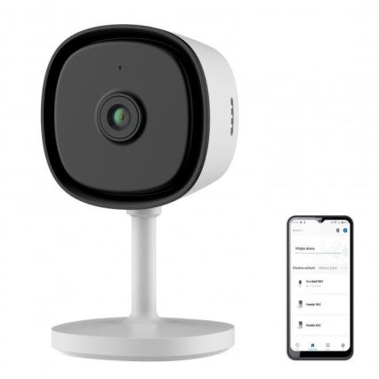 Pametna unutarnja kamerom sa senzorom Full HD 1080p 5V Wi-Fi bela