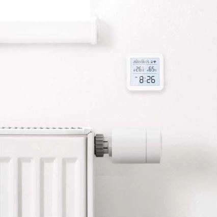 Pametni digitalni termometar GoSmart 3xAAA Tuya bela