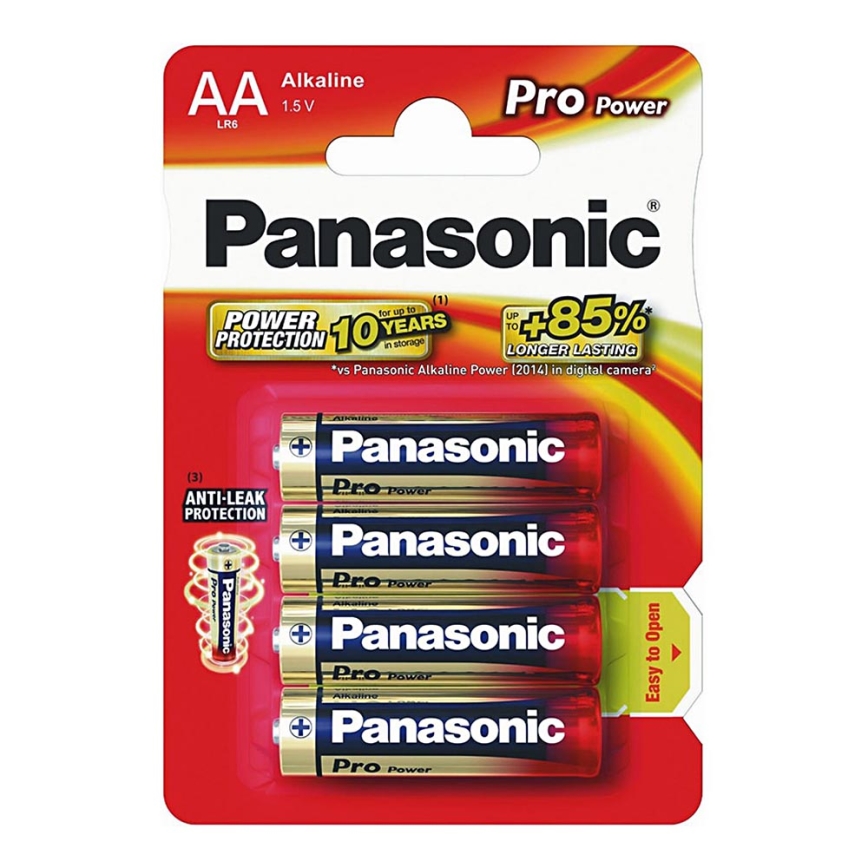 Panasonic LR6 PPG - 4kmd Alkalne baterije AA Pro Power 1,5V