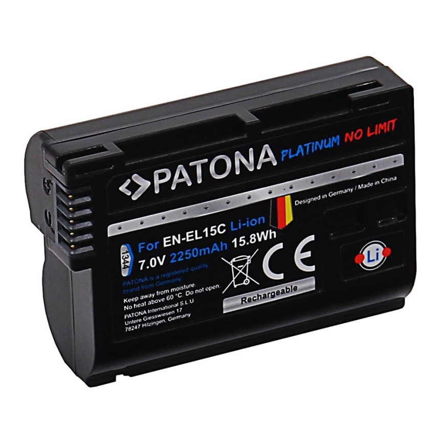PATONA - Akumulatorska baterija za Nikon EN-EL15C 2250mAh Li-Ion Platinum