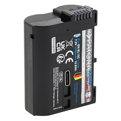 PATONA - Akumulatorska baterija za Nikon EN-EL15C 2600mAh Li-Ion Platinum USB-C