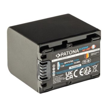 PATONA - Akumulatorska baterija za Sony NP-FV70A 2060 mAh Li-Ion Platinum USB-C punjenje