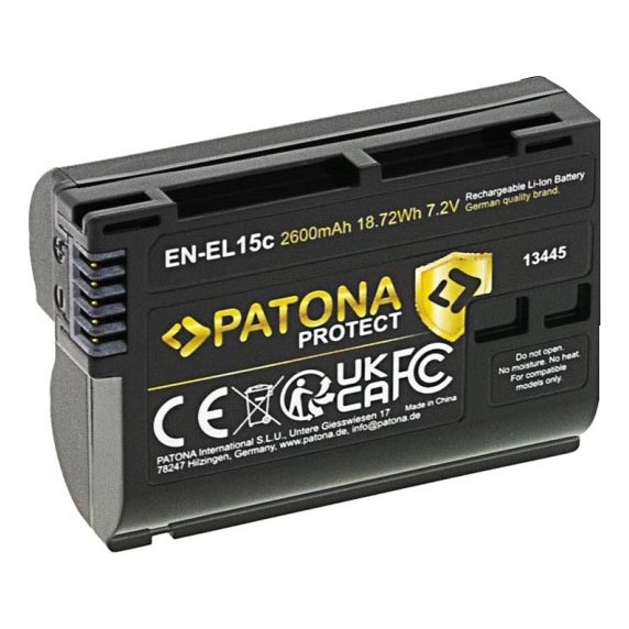 PATONA - Baterija Nikon EN-EL15C 2600mAh Li-Ion Protect