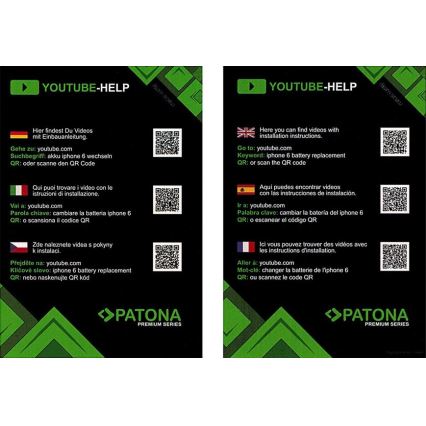 PATONA - Baterija za iPhone 8 1822mAh 3,82V Li-Pol + alat