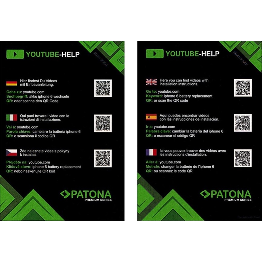 PATONA - Baterija za iPhone 8 1822mAh 3,82V Li-Pol + alat