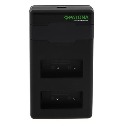 PATONA - Brzi dupli punjač za Fuji NP-W126 + USB-C kabl 0,6 m