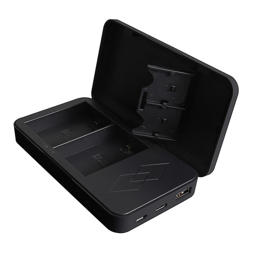 PATONA - Dupli punjač za Canon LP-E6/LP-E6N/LP-E6NH sa powerbankom