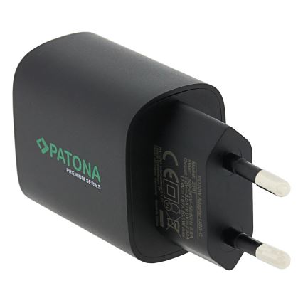 PATONA - USB-C punjač Power Delivery 20W/230V crni
