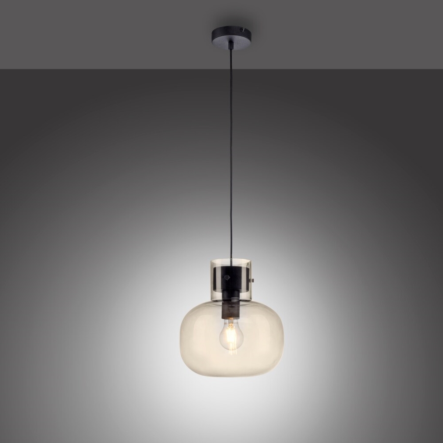 Paul Neuhaus 2003-27 - Luster na sajli SHITAKE 1xE27/10W/230V pr. 25 cm dimno